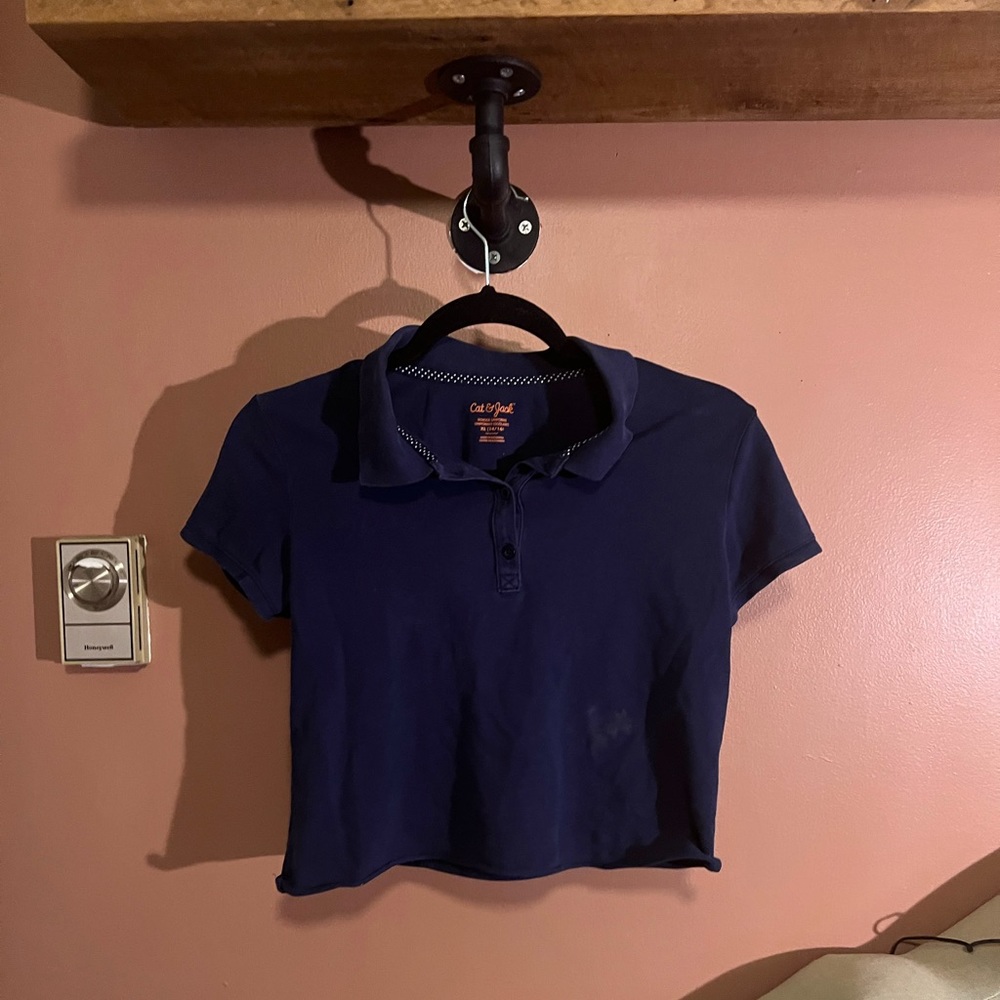 Handmade cropped polo